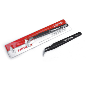 FUCHAO防靜電鑷子（黑色彎鑷）