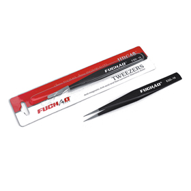 FUCHAO防靜電鑷子（黑色直鑷）