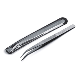 FUCHAO牌防滑優(yōu)質彎鑷子（柄尖均帶齒）